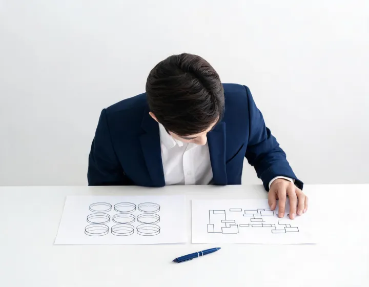 Procurement communication process illustration